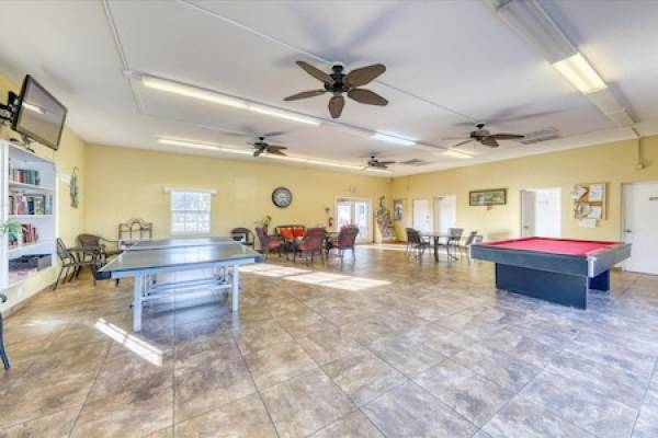 Game room at Casa Blanca in Siesta Key