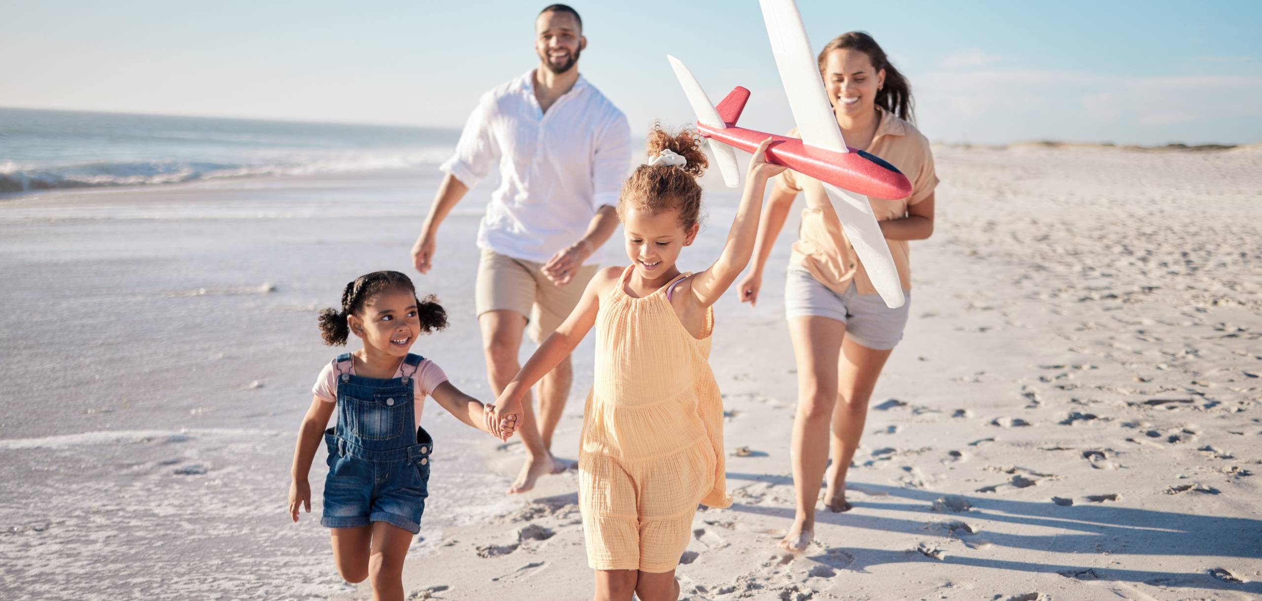 Family on Siesta Key Florida