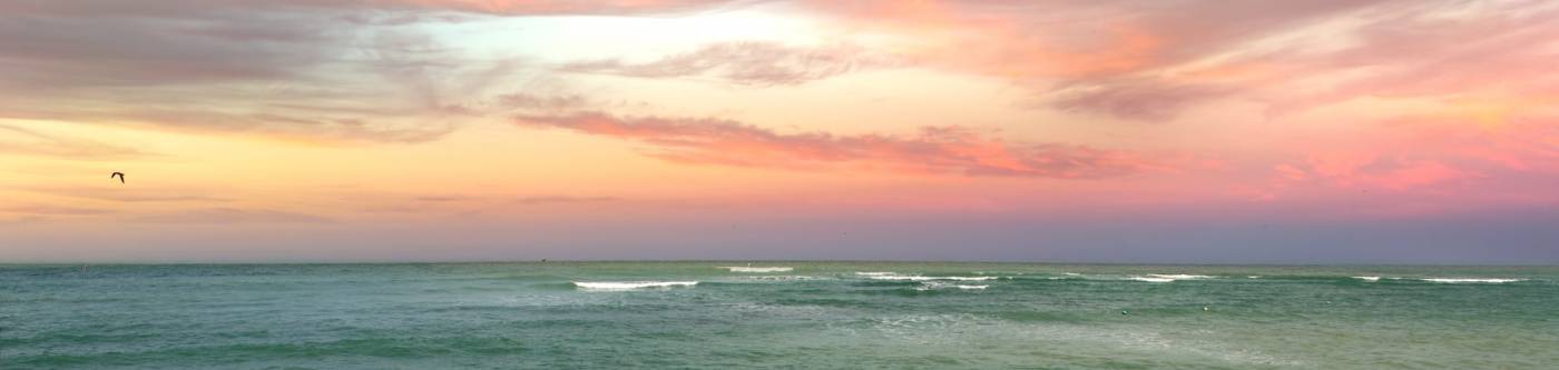 sunset on beach siesta key